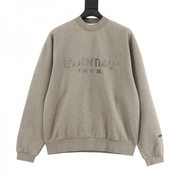 위핑,피어오브갓 fear of god 엠보싱 레터 패션 플리스 크루넥 스웨트셔츠