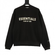 피어오브갓 fear of god 엠보싱 레터 패션 플리스 크루넥 스웨트셔츠