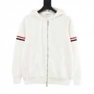 톰브라운 Thom Browne TB 더블 슬리브 라벨 지퍼 후드 카디건