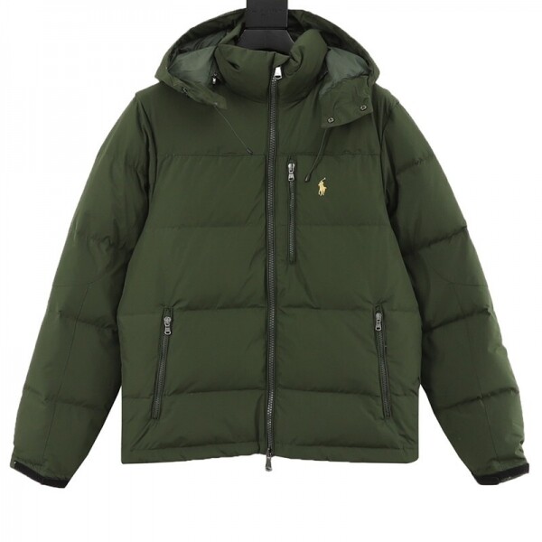 위핑,폴로 랄프로렌 POLO RALPH LAUREN 작은 말 로고 자수 후드 다운 재킷