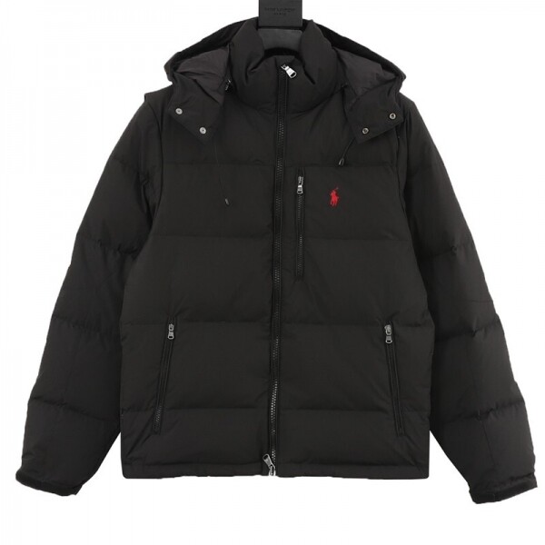 위핑,폴로 랄프로렌 POLO RALPH LAUREN 작은 말 로고 자수 후드 다운 재킷