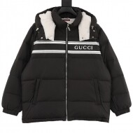 구찌 GUCCI 클래식 로고 캐주얼 다운 재킷
