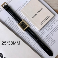 아르마니 Gino 지노 남성 가죽시계 AR11666