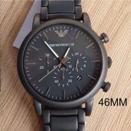 엠포리오 아르마니 시계 남자 알마니시계 클래식 블랙 남성용 AR1895