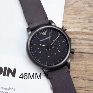 엠포리오아르마니 엠포리오 남자 시계 가죽밴드 AR1919