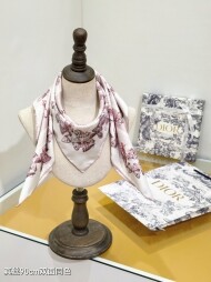 디올 DIOR 빈티지 패턴 디자인 캐주얼 스카프 90*90cm