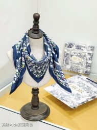 디올 DIOR 빈티지 패턴 디자인 캐주얼 스카프 90*90cm