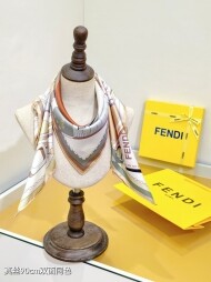 펜디 FENDI 빈티지 패턴 디자인 캐주얼 스카프 90*90cm