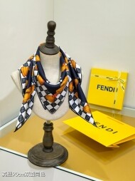 펜디 FENDI 로고 빈티지 패턴 디자인 캐주얼 스카프 90*90cm
