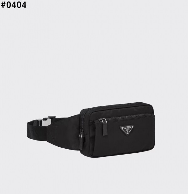 위핑,프라다 리나일론 사피아노 가죽 벨트백
