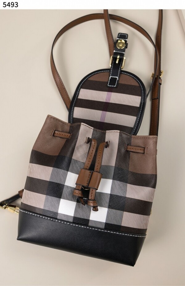 위핑,버버리 여성 체크 마이크로 백팩