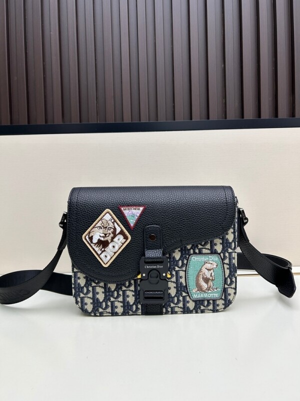 위핑,디올 DIOR 모던 캐주얼 안장 가방 숄더백
