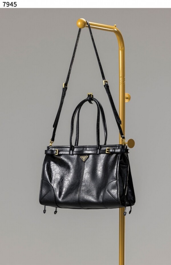 위핑,프라다 가죽 핸드백 라지