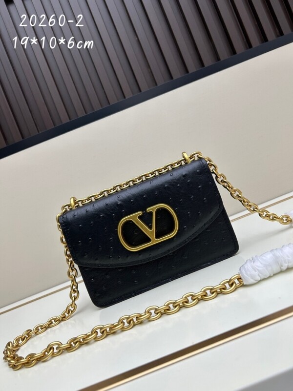 위핑,발렌티노 Valentino GARAVANI VAIN 모던 빈티지 체인 숄더 크로스백