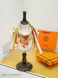 에르메스 Hermès 패션 패턴 디자인 캐주얼 스카프 90*90cm
