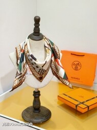 에르메스 Hermès 패션 패턴 디자인 캐주얼 스카프 90*90cm