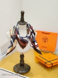 에르메스 Hermès 모던 빈티지 패턴 디자인 캐주얼 스카프 90*90cm