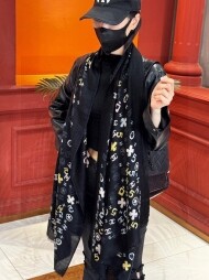 샤넬 CHANEL 클래식 디자인 캐주얼 스카프