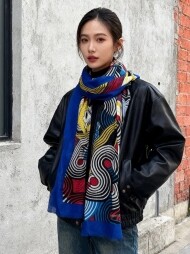 에르메스 Hermès 빈티지 패턴 디자인 캐주얼 스카프