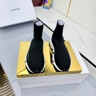 발렌시아가 BALENCIAGA 니트 통굽 하이탑 커플 양말 신발