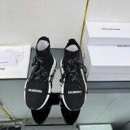 발렌시아가 BALENCIAGA 니트 통굽 하이탑 커플 양말 신발