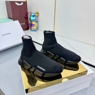 발렌시아가 BALENCIAGA 니트 통굽 하이탑 커플 양말 신발