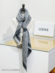 로에베 LOEWE 클래식 로고 빈티지 캐주얼 스카프