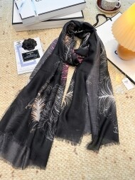 샤넬 CHANEL 클래식 디자인 캐주얼 스카프