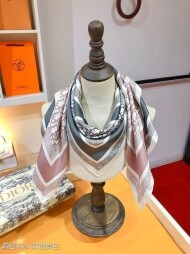 디올 DIOR 클래식 요소 빈티지 양면 캐주얼 스카프 90*90cm