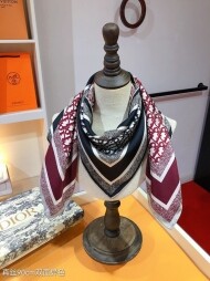 디올 DIOR 클래식 요소 빈티지 양면 캐주얼 스카프 90*90cm