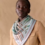 에르메스 Hermès 모던 디자인 패턴 양면 캐주얼 스카프 90*90cm