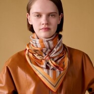 에르메스 Hermès 모던 디자인 패턴 양면 캐주얼 스카프 90*90cm
