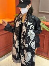 샤넬 CHANEL 패션 클래식 프린트 캐주얼 스카프
