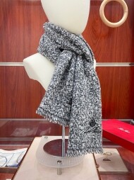 로로피아나 LORO PIANA 클래식 로고 빈티지 니트 머플러