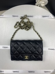 샤넬 램스킨 체인 월렛 크로스백