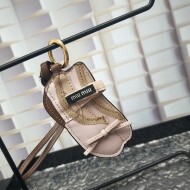 미우미우 MIU MIU 세련되고 독특한 가죽 펜던트