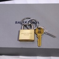 발렌시아가 BALENCIAGA 로고 모던 디자인 멀티 액세서리 콤비 키링 가방걸이