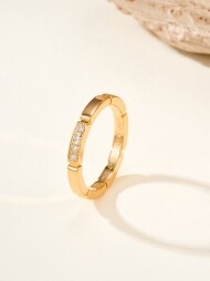 까르띠에 Cartier 클래식 심플 큐빅 슬림 커플링