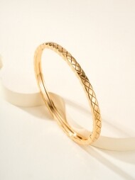 샤넬 CHANEL 모던 클래식 정교한 퀼팅 팔찌 17cm