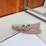 샤넬 CHANEL 클래식 로고 버클 심플 캐주얼 벨트 1.5cm