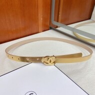 샤넬 CHANEL 클래식 로고 버클 심플 캐주얼 벨트 1.5cm