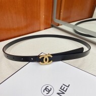 샤넬 CHANEL 클래식 로고 버클 심플 캐주얼 벨트 1.5cm
