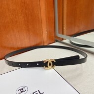 샤넬 CHANEL 클래식 로고 버클 심플 캐주얼 벨트 1.5cm