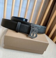 버버리 BURBERRY 클래식 로고 빈티지 캐주얼 벨트 3.5cm
