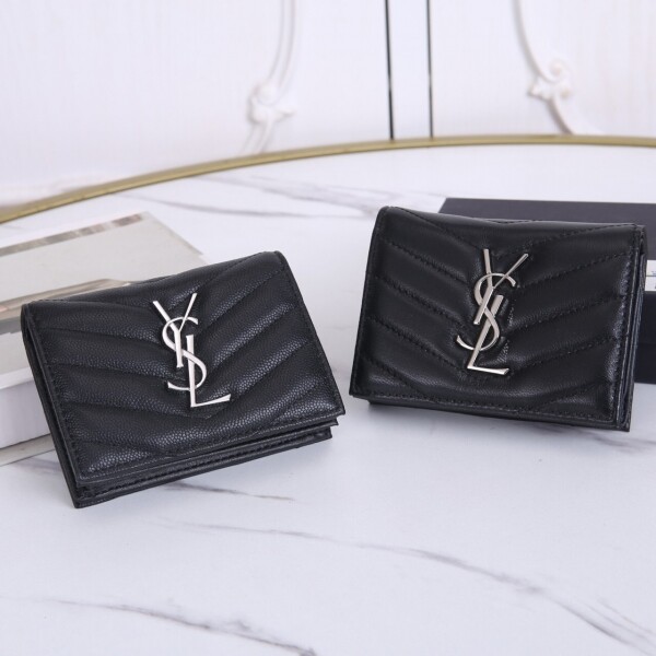 위핑,입생로랑 모노그램 캥거루 반지갑 미니