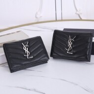 입생로랑 모노그램 캥거루 반지갑 미니