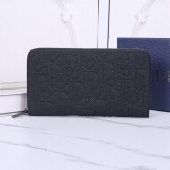 디올 그래비티 지퍼 장지갑