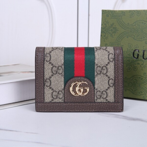 위핑,구찌 수프림 웹 스트라이프 반지갑