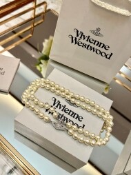 비비안웨스트우드 Vivienne Westwood 클래식 명원 진주 목걸이