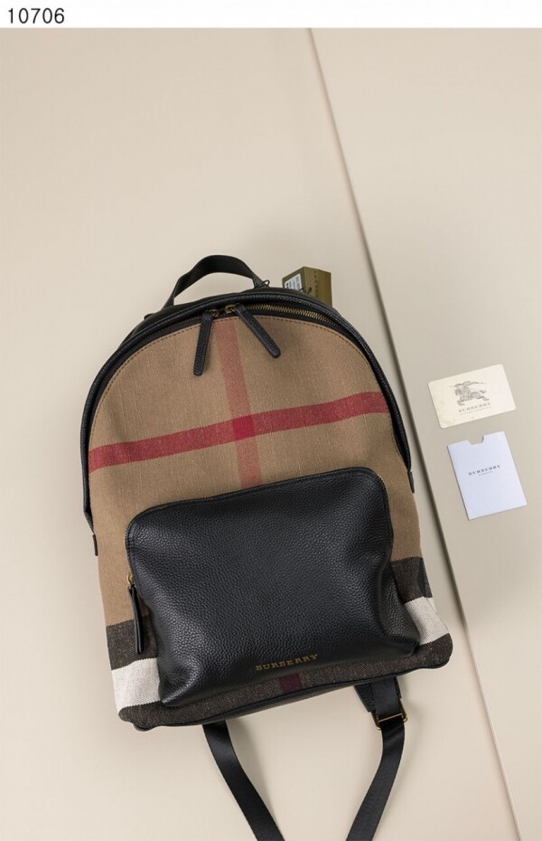 위핑,버버리 아비데일 체크 백팩